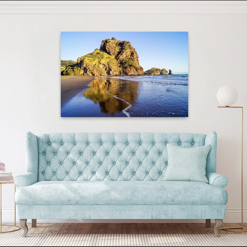 Art contemporain Art de plage contemporain, H 40 po x l 60 po