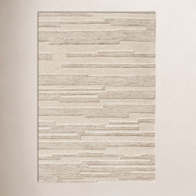 Keaundra Wool Geometric Indoor Rug