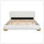 Lit tapissier Boucle, très grand, blanc-1318564599