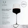 Viski Set Of 4 Reserve Julien Crystal Bordeaux Glasses In Transparent