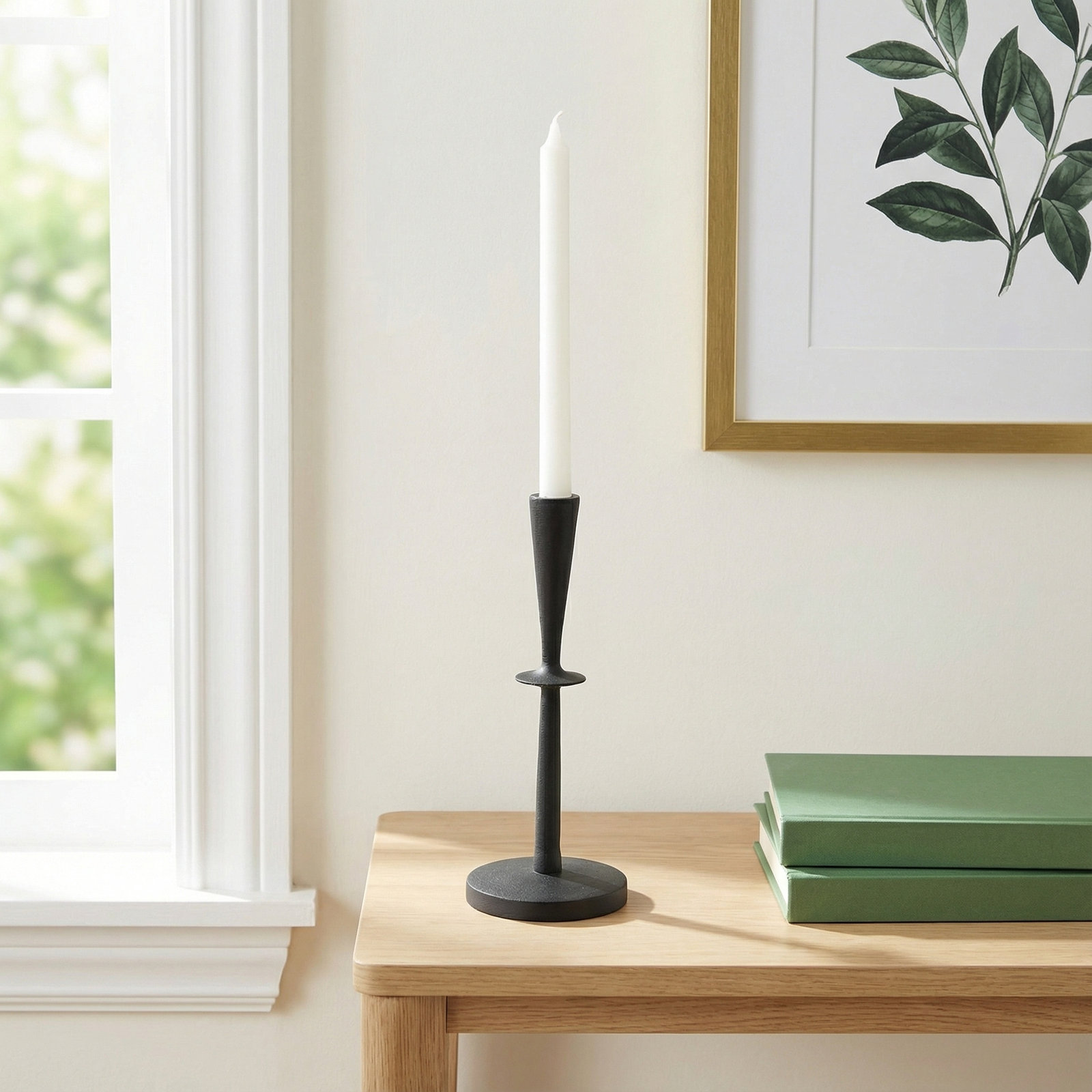 Devonya Aluminum Candlestick Holder, 11" H x 4.33" W x 4.33" D