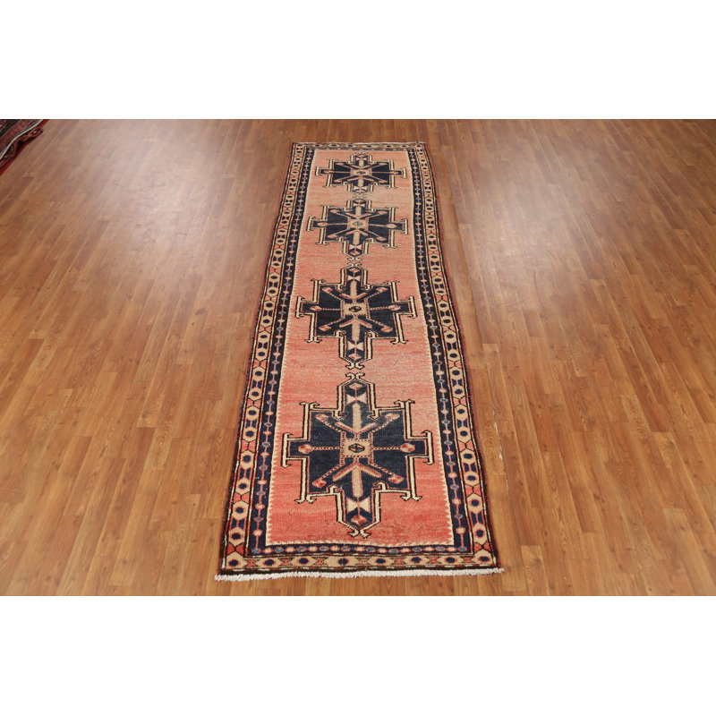 Tapis de couloir géométrique traditionnel 3 x 10