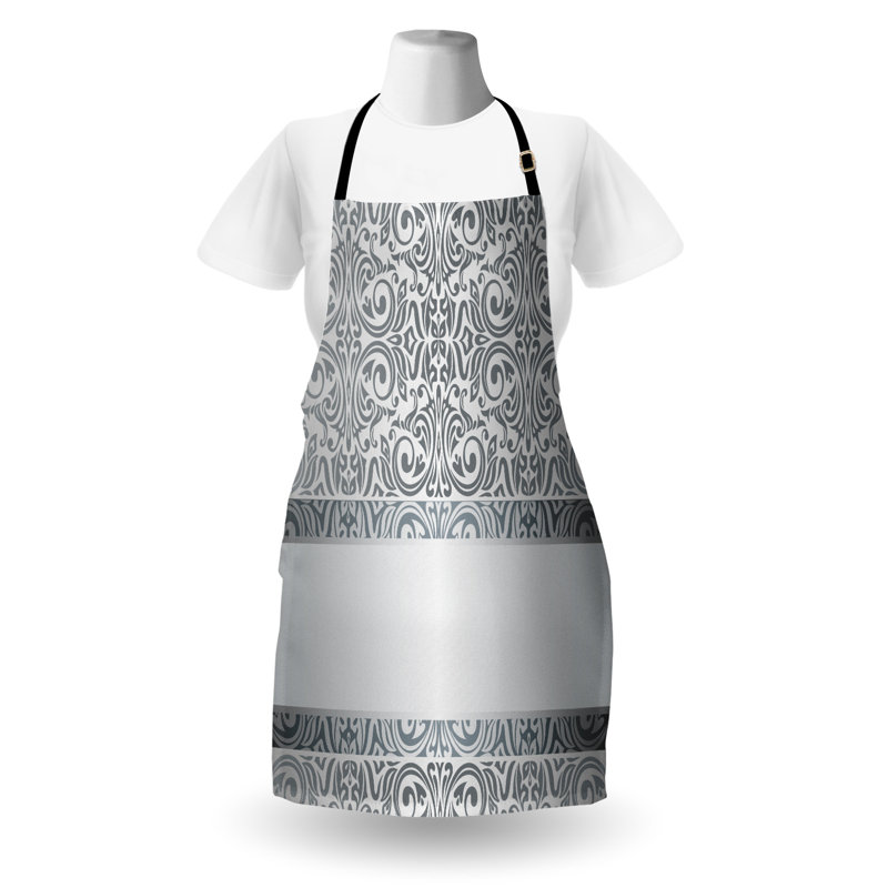 Damask Bib Apron