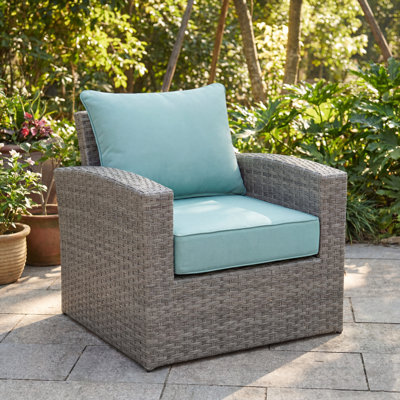 Outdoor Cushion Set Of 2, 5 Inch Deep Seat Patio Furniture Cushions With Removable Cover,replacement Patio Cushion Set For Chair,sofa,loveseat