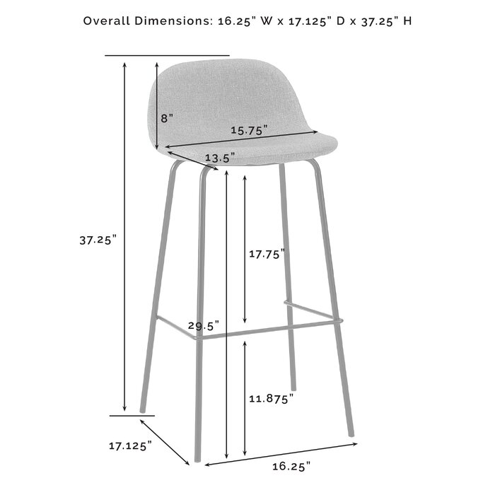 Mercury Row® Gowen Stool & Reviews | Wayfair