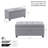 Teodula Fabric Upholstered Storage Bench-970626506