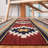 Vannes Flat Weave Wool/Cotton Southwestern Rug in Ivory/Rust-1767076119