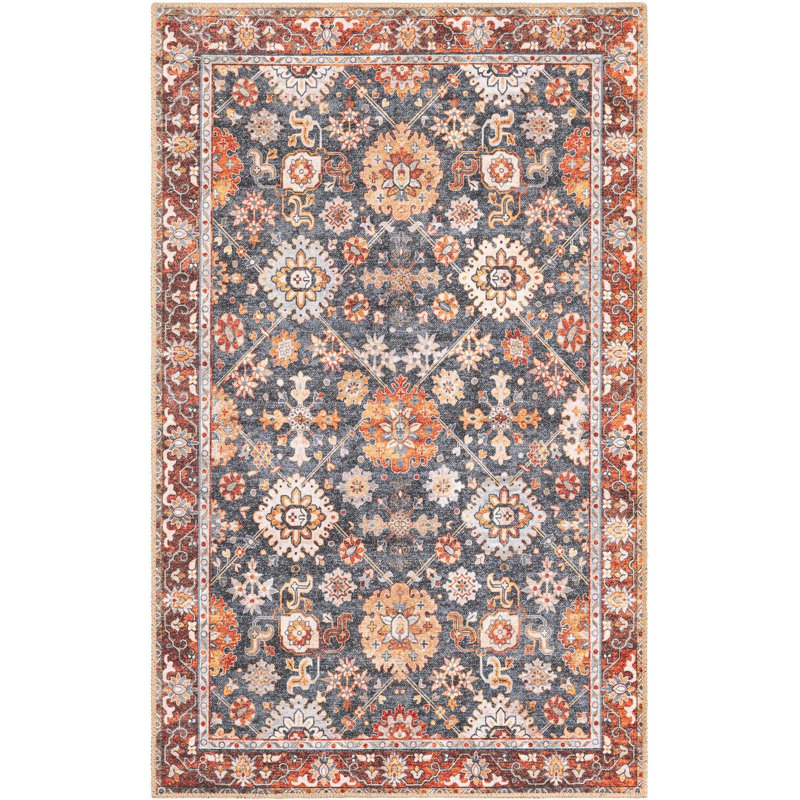 Tapis bleu marine Aucun, Rectangle 3 pi 6 po x 5 pi 6 po