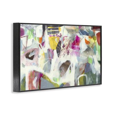 Eclectic Whimsy Abstraction Framed Giclee, design by Jill Martin