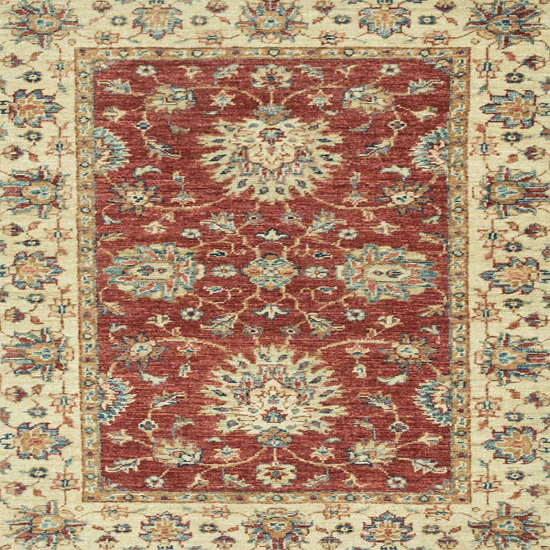 Abdalkhalq Abstract Indoor Rug, Square 6'