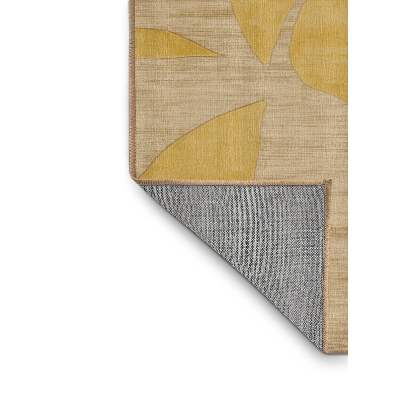 Tapis abstrait lavable à la machine, Rond 4 pi