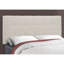 Lit double tapissier de chambre à coucher en lin beige merveilleux avec pieds noir doux pour