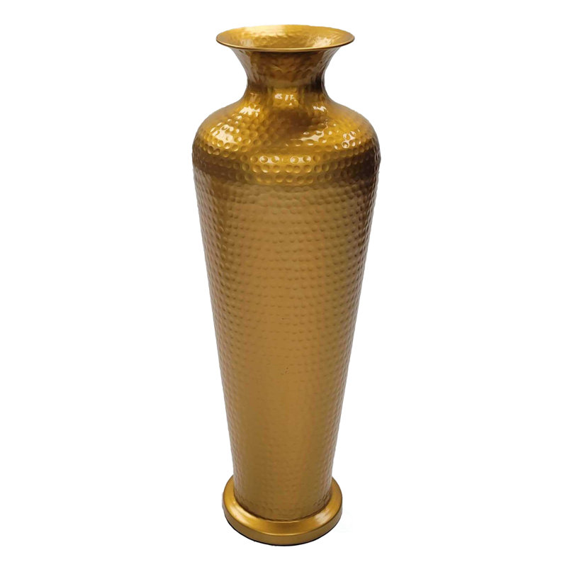 Vase de plancher en métal 24 po