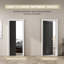 30 x 80 in.1 Panel Prefinished Laminate Black Hollow Core Composite Interior Moulded Door Slab-295913587-295913591