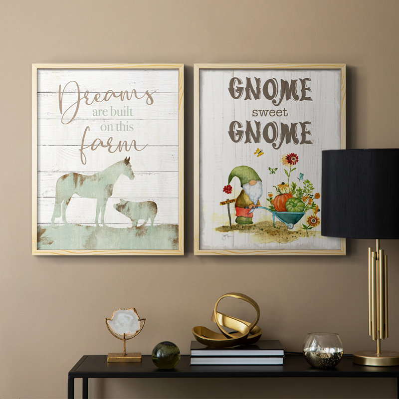 Farmhouse Dreams-Reproduction encadrée de qualité supérieure - prêt à être accroché - aucun clou requis - aucun clou requis
