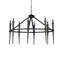 Blackthorn 8 - Light Cast Aluminum Chandelier