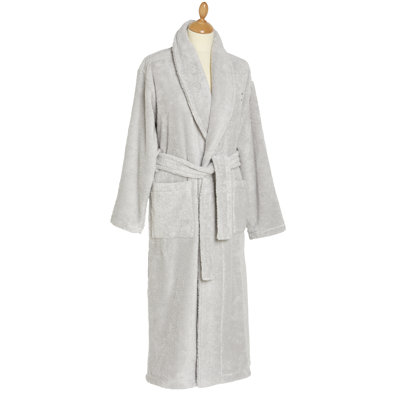 Lanz Velour Unisex Mid-Calf Bathrobe with Pockets