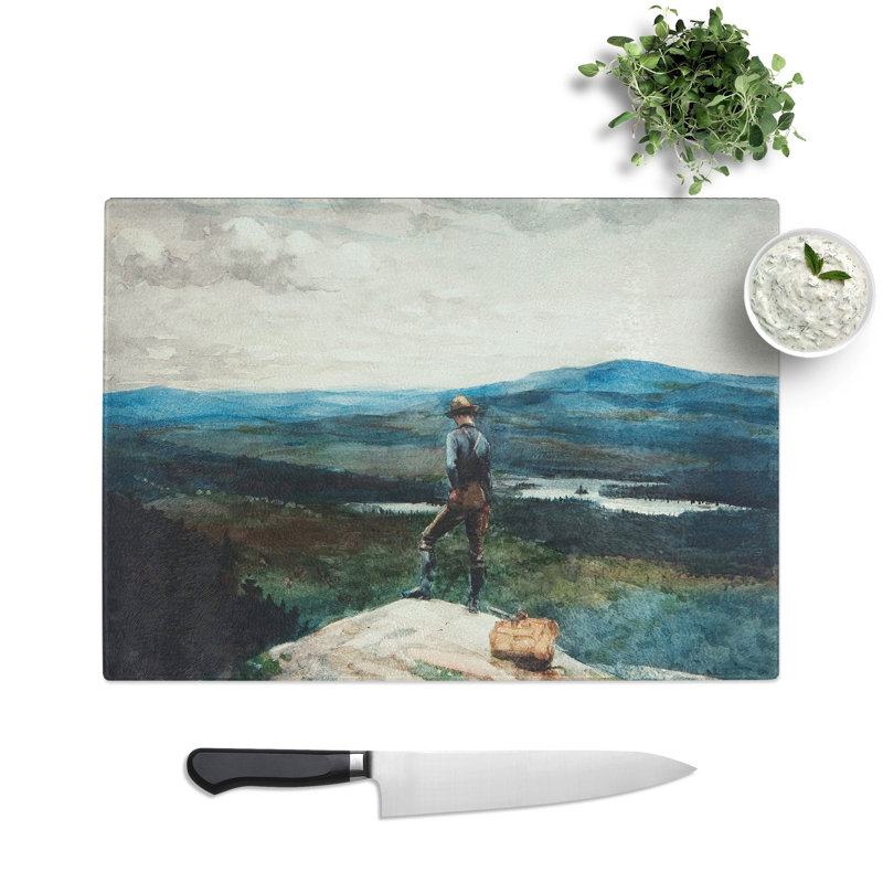 The Ranger Adirondacks by Winslow Homer Chopping Board, 0.4cm H x 20cm W x 28.5cm L