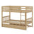 Bunk Bed With Integrated Trundle, Sturdy Ladder, And Protective Guardrails-1860374985