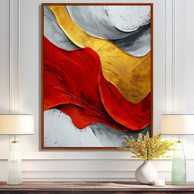 «Tankersley Fractal Volcano and Stone Energy I», reproduction d'art sur toile encadrée