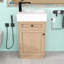 Meuble-lavabo avec lavabo réversible et tablette réglable