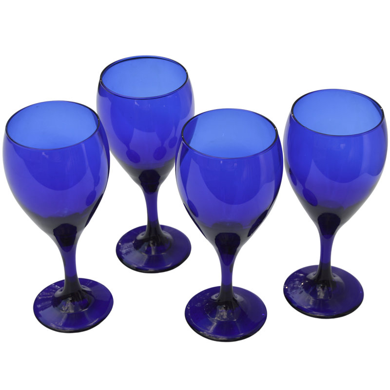 Handmade Glass White Wine Glass