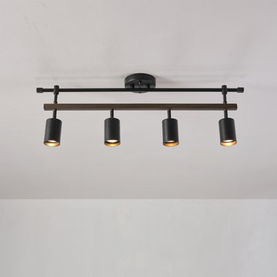 Nashville 31'' 4 -Light Fixed Track Track Kit with Dimmable