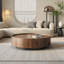 Drum Coffee Table with Storage-814923588