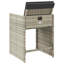 Outdoor Patio Dining Armchair with Cushion-135006412-135006410