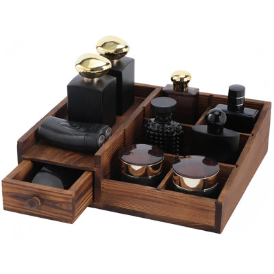 Organizer For Men,Bathroom Countertop Organizers,Perfume Organizer,Cologne Organizers,Bathroom Storage,Perfume Stand,Dresser Organizer,Gifts For Men,Dad Gifts,Adjustable Partition