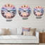 Horloge murale nautique et côtière pastel-59913366