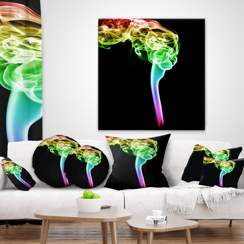 Coussin lombaire abstrait