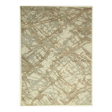 Handmade Cotton and Silk Area Rug