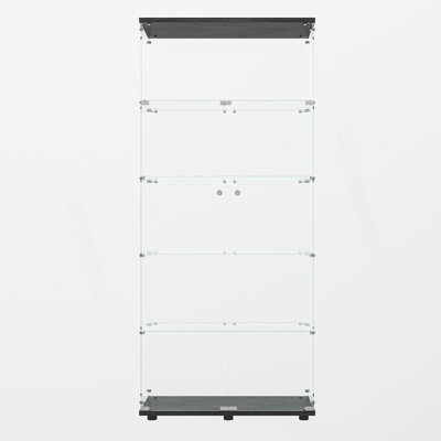 Tempered Glass Display Cabinet With Lights