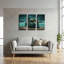 « Capture de poissons » par Shutterstock Alan Triptyque Art mural, 91,4 cm x 61 cm-1898091385