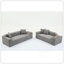 Ensemble de canapés 2 pièces Boucle Cloud-871361548
