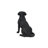 Noble Labrador Sitting Statue-1482216883