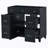 36" Bathroom Vanity-Black(Sink not included)