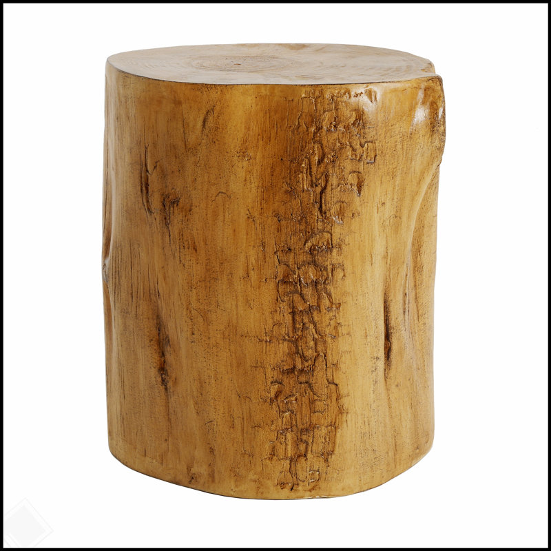 Table d'appoint 16,25 pouces MGO en bois peint à la main pour une utilisation intérieure et extérieure, durable et légère