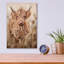 «Highland Cow» par Ashley Bradley, art mural en verre acrylique-355078352