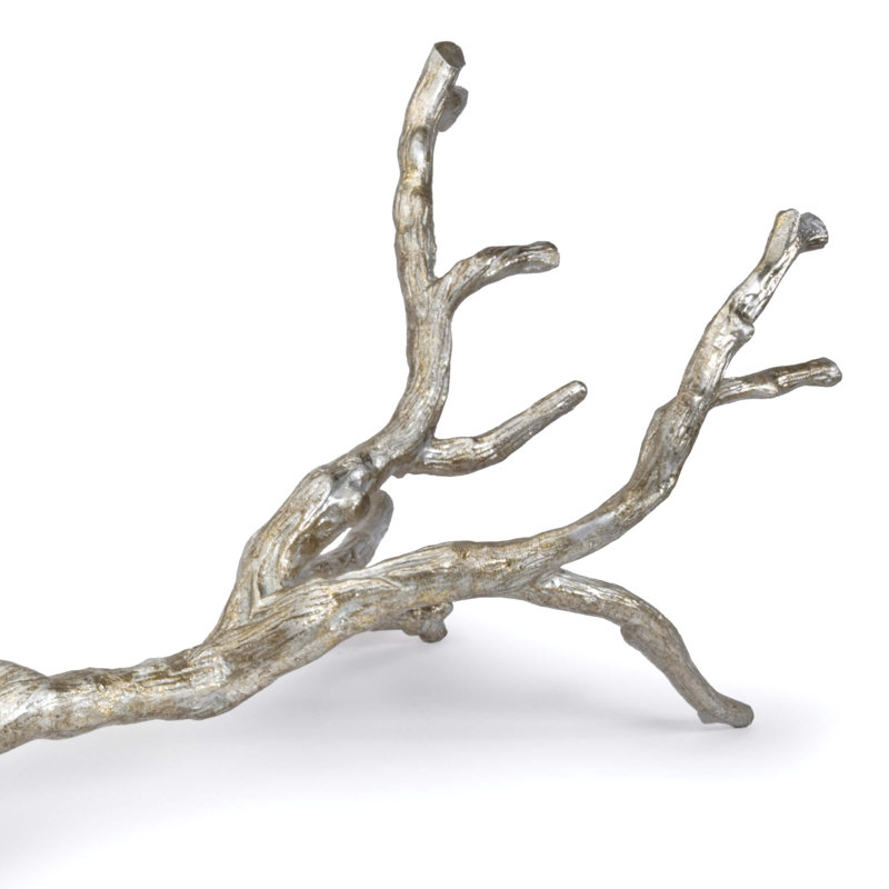Metal Branch (Ambered Silver), Silver