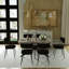 55.11" to 70.86" Extendable Rectangle Dining Table Set Wooden Table with 4 Dining Chairs-1921772930-1921772938