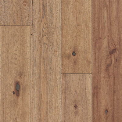 SAMPLE-Hickory 1/2" Thick x 7.5" Wide Varying Length Water Resistant Engineered Hardwood Flooring