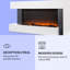 Klarstein 132cm W Electric Fireplace-69312621