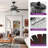Pinesdale 52'' Ceiling Fan with Light Kit
