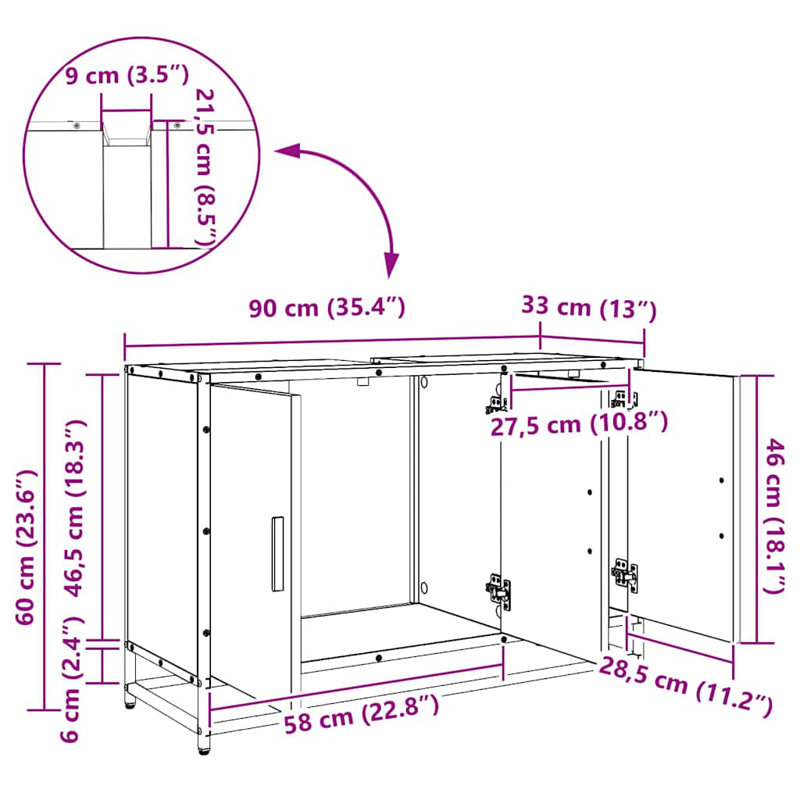 Bathroom Vanity with Basin