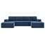 Canapé modulaire rembourré modulaire avec repose-pieds-1540332785