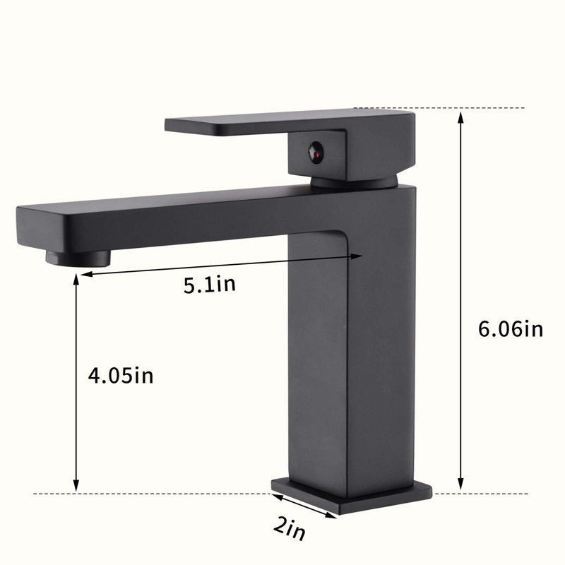 Single-Hole Single-handle Bathroom Faucet