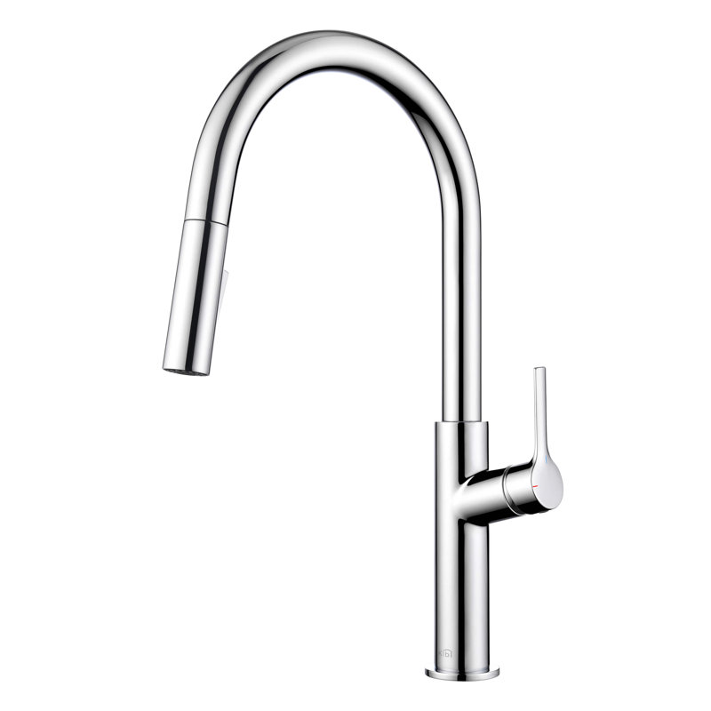 KIBI Fusion Pull Down Kitchen Faucet, Chrome