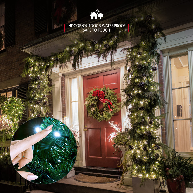 NETTA Fairy String Lights with 8 Different Modes - 500 LED / 50M Lit-Length, White